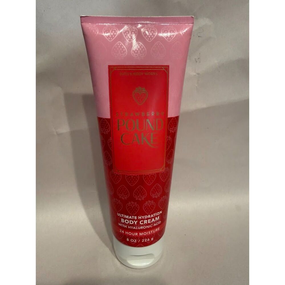 Bath & Body Works Strawberry Pound Cake Ultimate Hydration Body Cream.